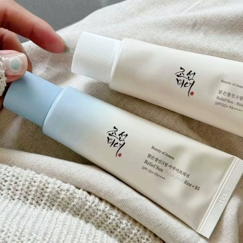 Beauty of Joseon Relief Sun SPF50+ PA++++ moisturizing chemical sunscreen with rice bran water and grain ferment extract complex